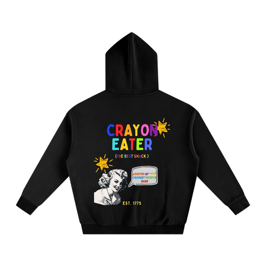 Oversized Crayon Eater Hoodie