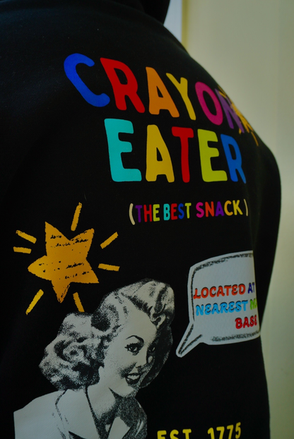 Oversized Crayon Eater Hoodie